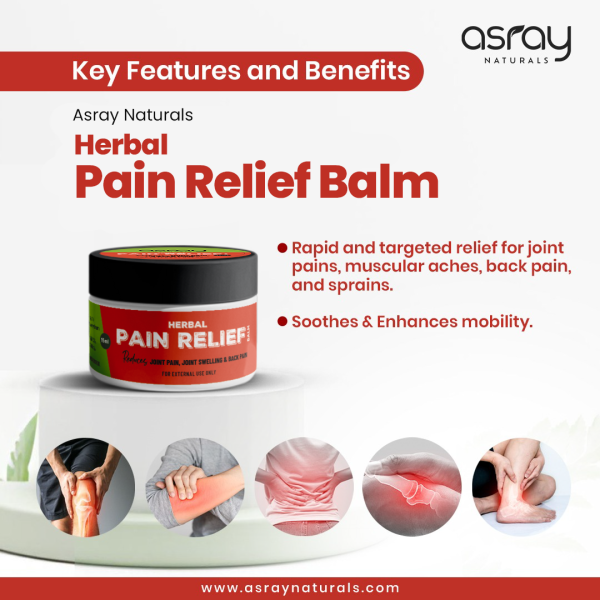 Herborub Pain Balm – Ayurvedic Balm for Joint Pain, Muscle Aches, and Sprains